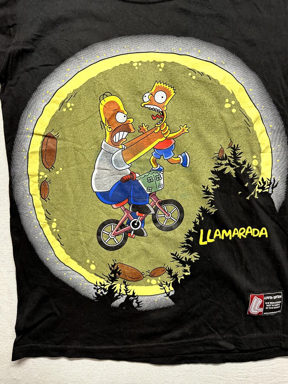 LLMRD Killer Bike Graphic Black T-Shirt Size Small P2P 19